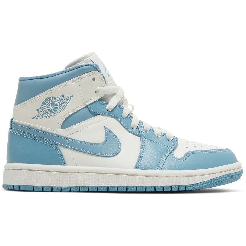 light blue jordan mid