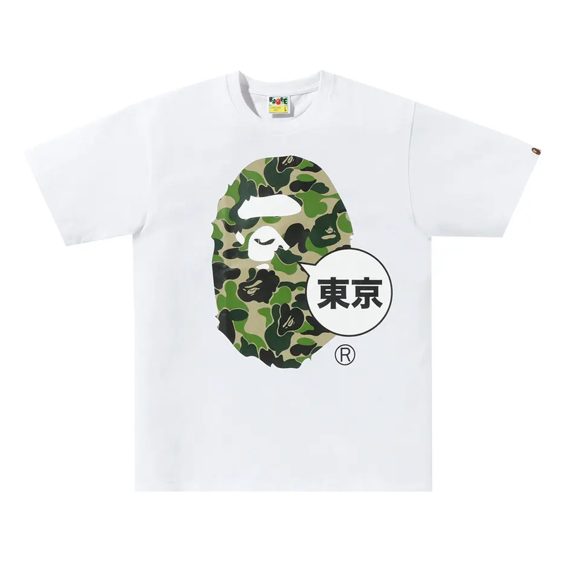 BAPE Tokyo Big Ape Head City Tee 'White'