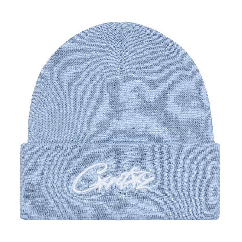Corteiz Folded Allstarz Beanie 'Baby Blue'