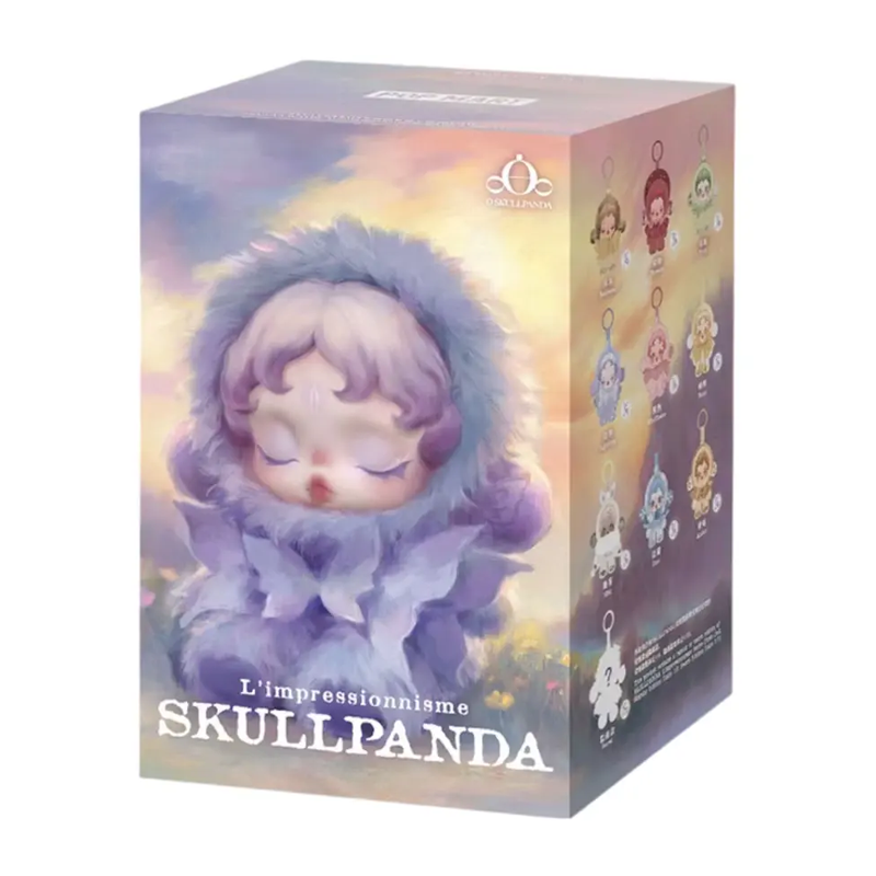 Pop Mart L'impressionnisme SKULLPANDA Series Plush Doll Single Blind Box