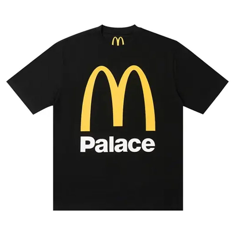 Palace x McDonald's Logo Tee 'Black'