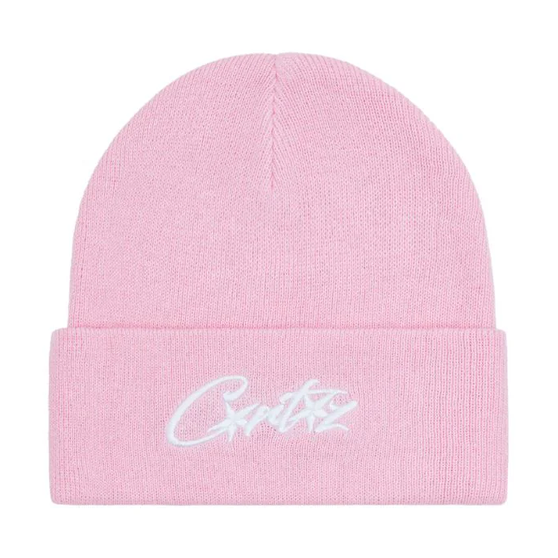 Corteiz Folded Allstarz Beanie 'Baby Pink'