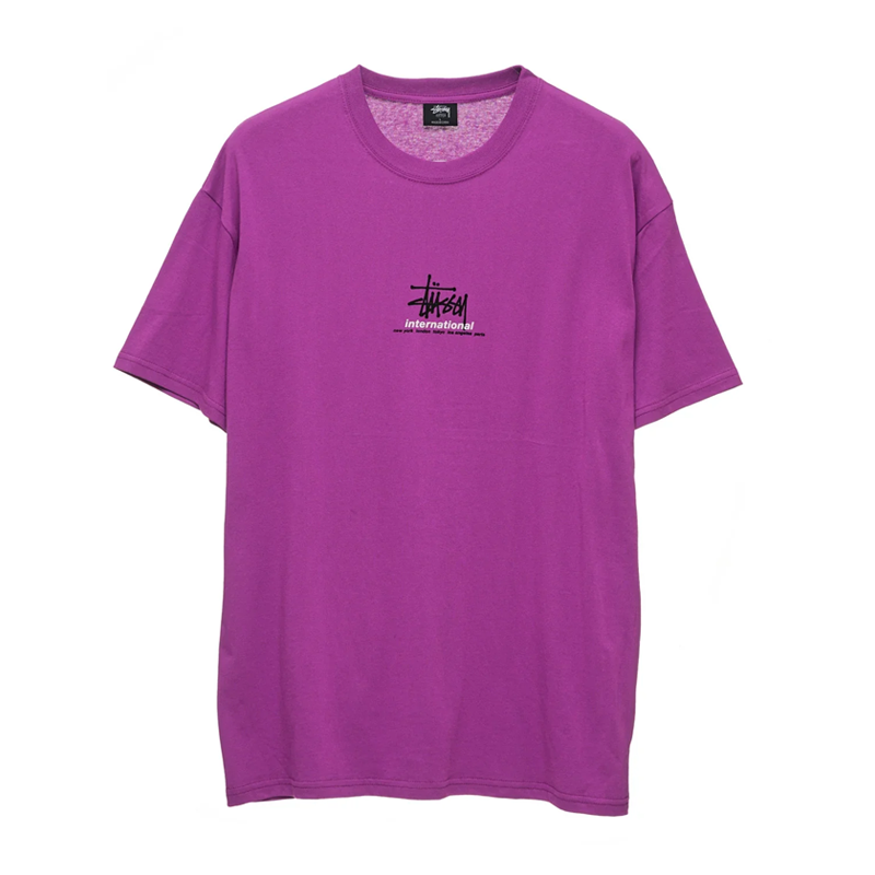 Stussy International HW SS Tee 'Purple'