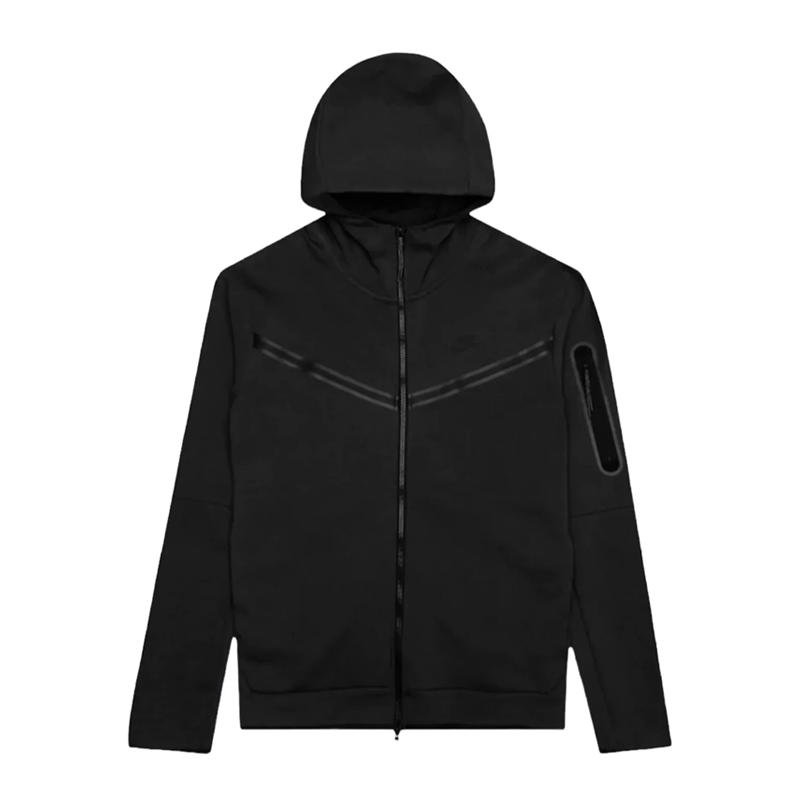 Nike fleece tech black best sale