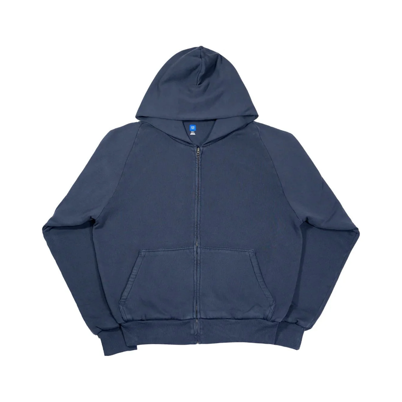 Yeezy x Gap Zip Up Hoodie Navy Statement Streetwear Limited