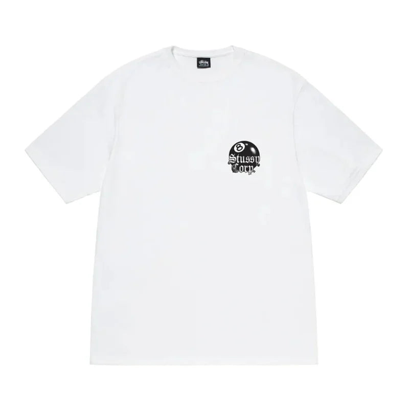 Stussy 8 Ball Corp Tee 'White'