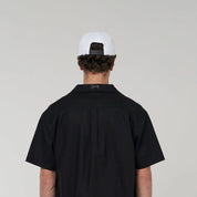 Crate Scripted Snapback Cap 'Black/White'