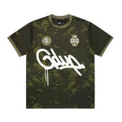 Geedup Handstyle Logo Football Jersey 'Camo Green'