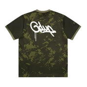 Geedup Handstyle Logo Football Jersey 'Camo Green'