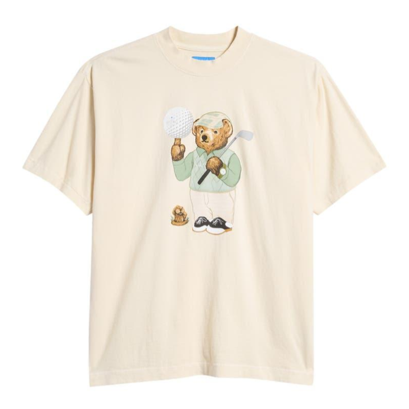 Market Studios Par 5 Bear T-Shirt Tee 'Taupe'