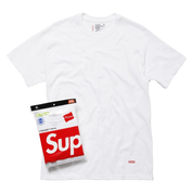 Supreme x Hanes Tagless Tee 'White' (3 Pack)