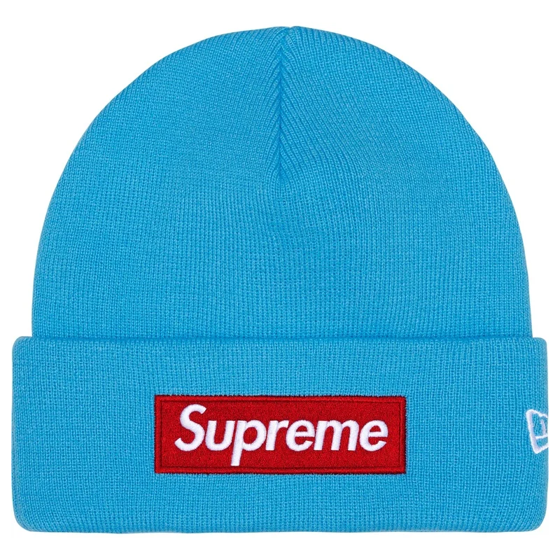 Supreme New Era Box Logo Beanie (FW25) 'Blue'