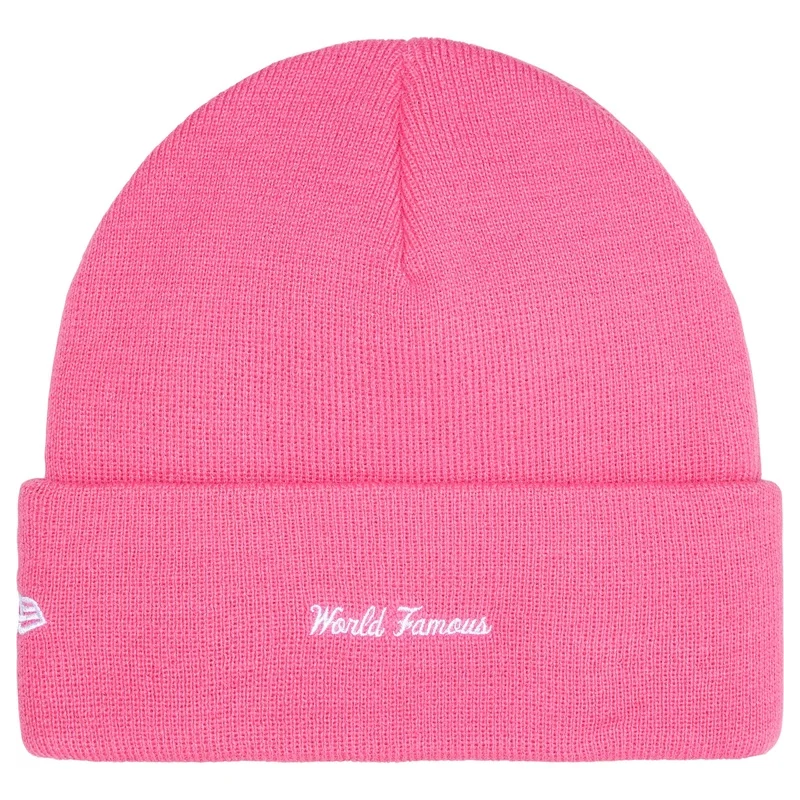 Supreme New Era Box Logo Beanie (FW25) 'Pink'