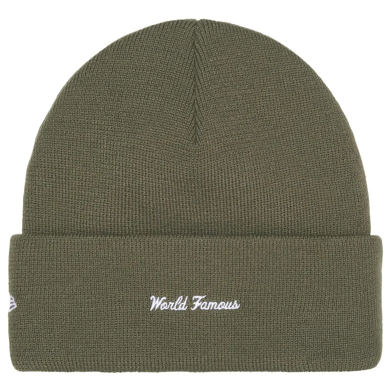 Supreme New Era Box Logo Beanie (FW25) 'Khaki'