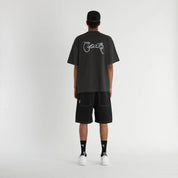 Crate Denim Shorts 'Aged Black'