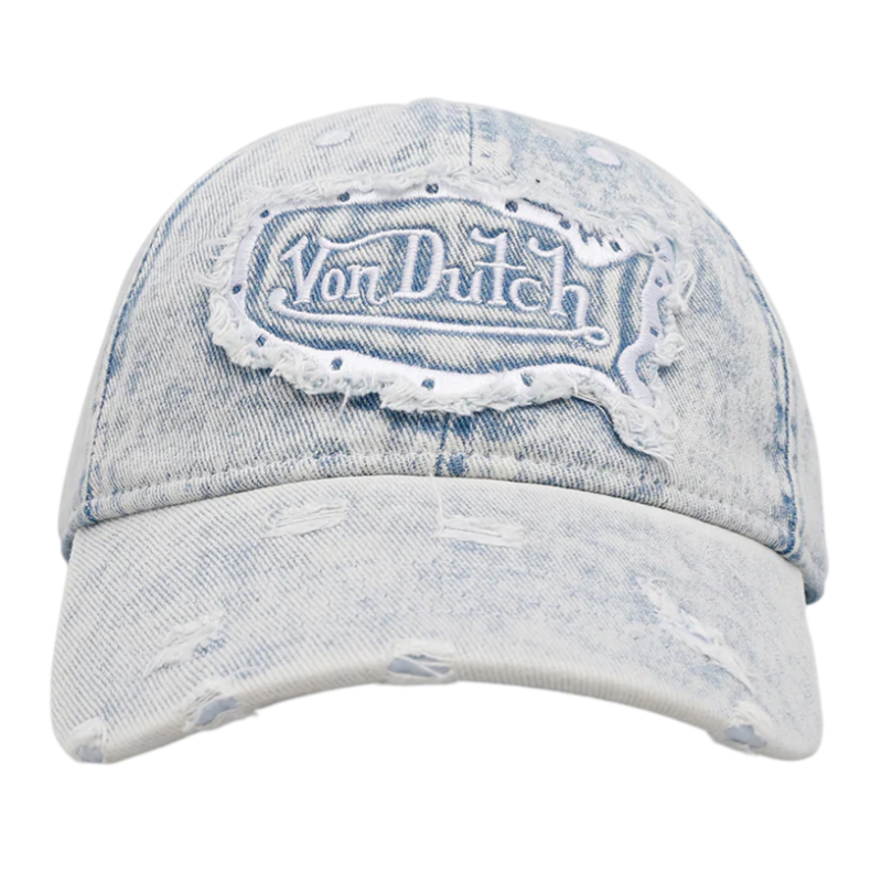 Von Dutch Dad Strapback 'Washed Denim'