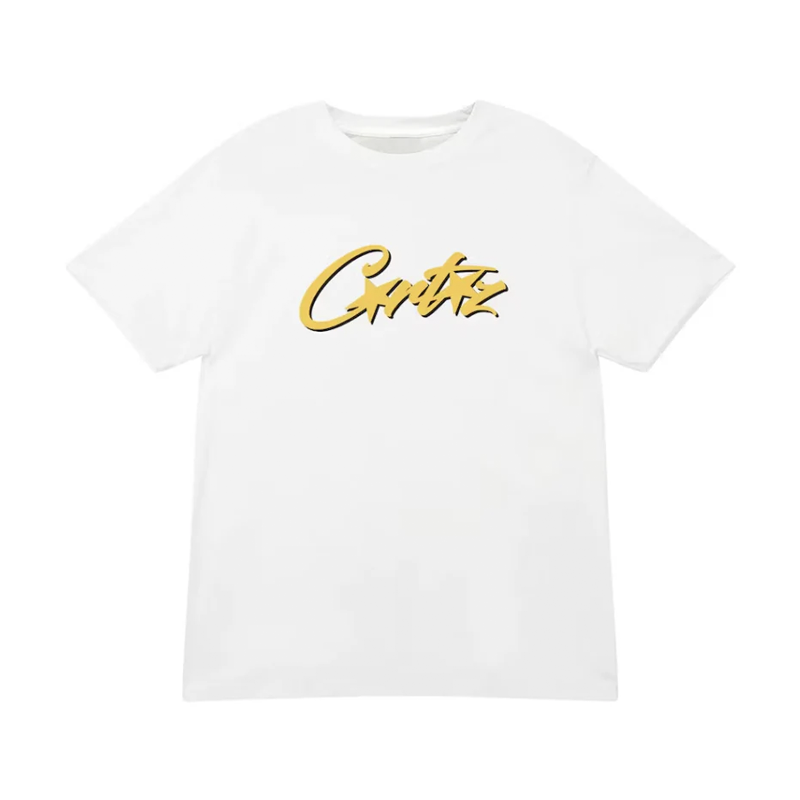 Corteiz Allstarz Tee 'White & Yellow'