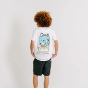 Crate X Willie The Waiter Beach Tee 'White'
