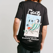 Crate X Willie The Waiter Beach Tee 'Black'
