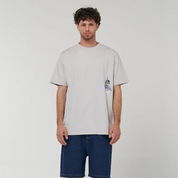 Crate Break The Chain Scripted Tee 'Grey'