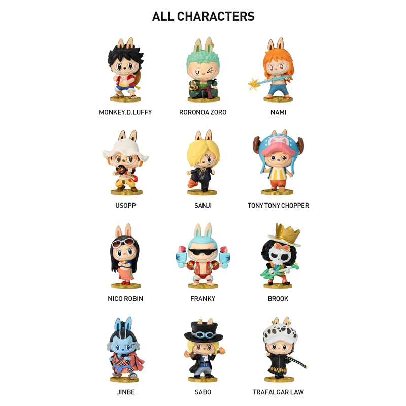 Pop Mart Labubu The Monsters x One Piece Blind Box