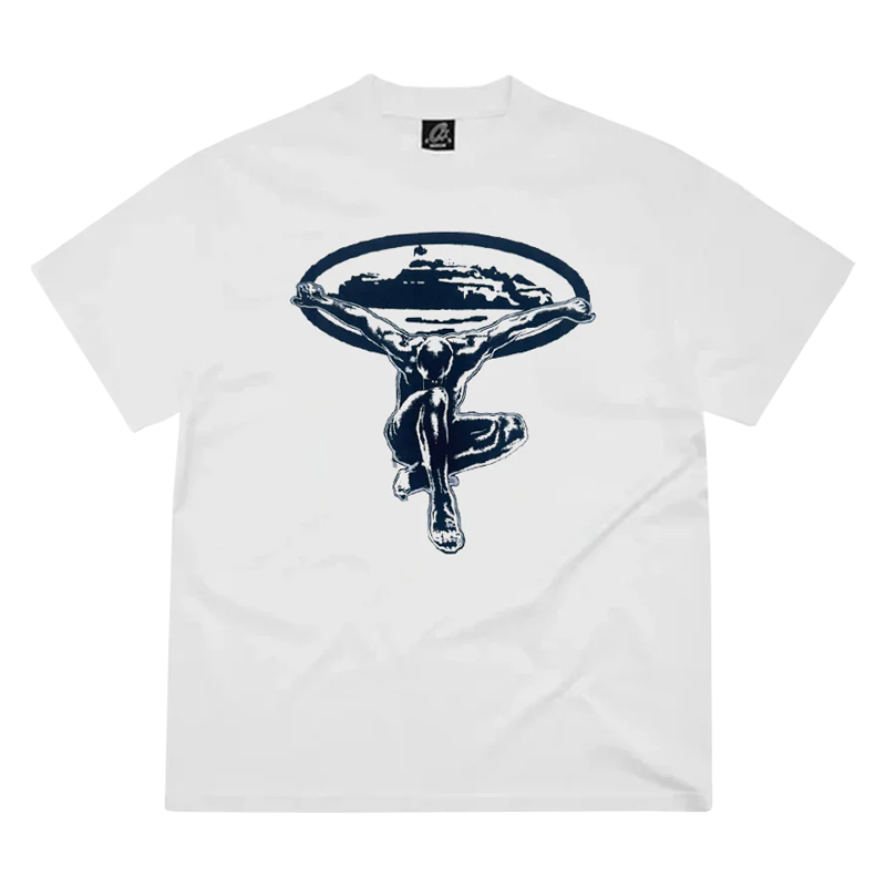 Corteiz Alcatraz Statue Tee 'White'