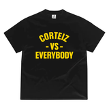 Corteiz Vs Everybody Tee 'Black/Yellow'