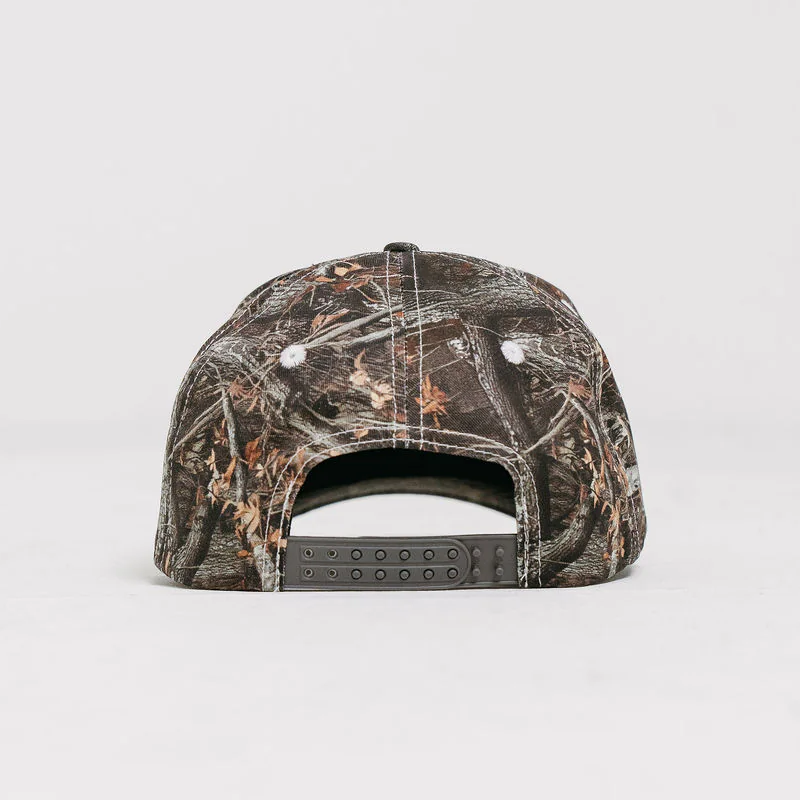 Crate Scripted Tree Camo Snap Back
