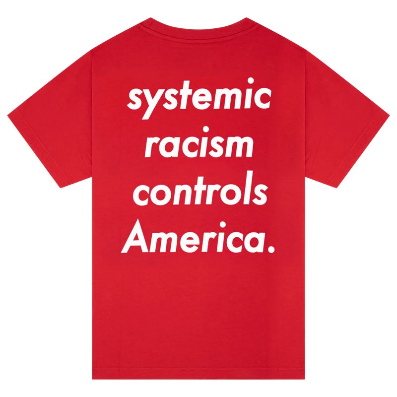 Denim Tears Black Entertainment Tee 'Red'