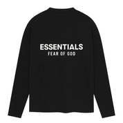 Fear of God Essentials Classic Long Sleeve T-Shirt 'Vintage Black' (2025)