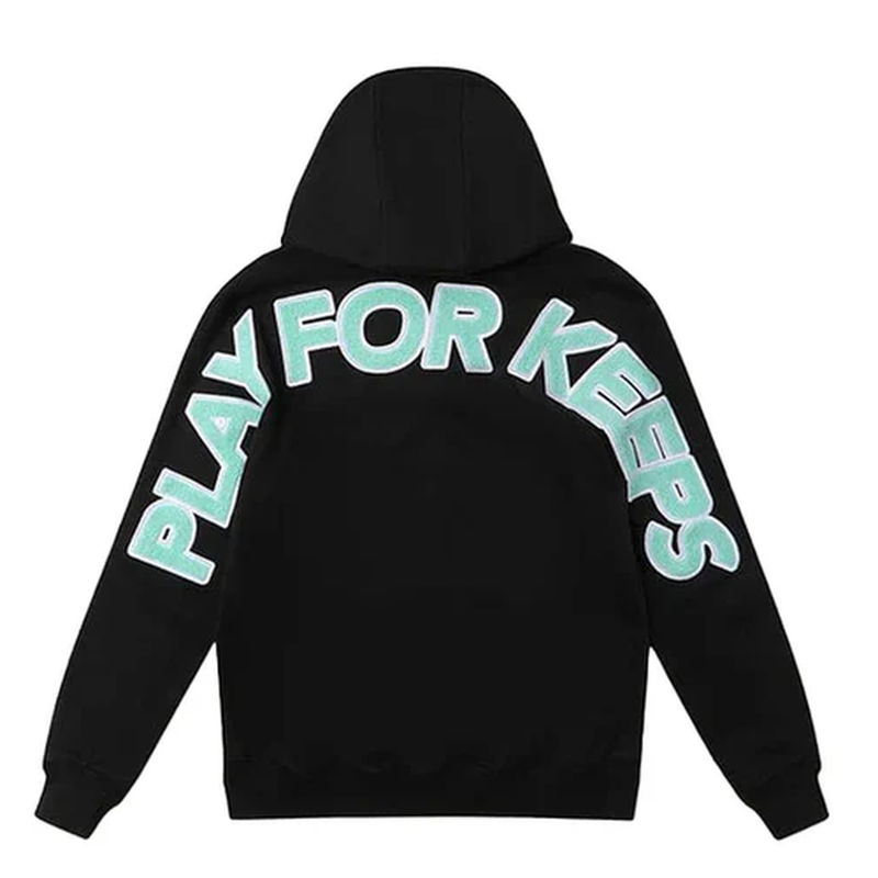 Geedup Play For Keeps Hoodie 'Black/Teal'