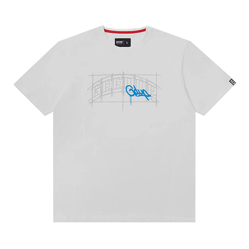 Geedup Team Logo Sketch T-Shirt 'White'