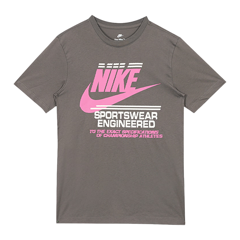 Nike Sportswear Engineered Tee 'Mushroom/Pink'