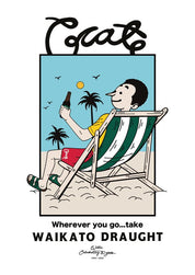 Crate X Willie The Waiter Beach Tee 'Black'