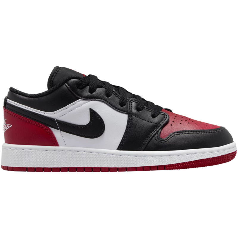 Air Jordan 1 Low 'Bred Toe 2.0' (GS)