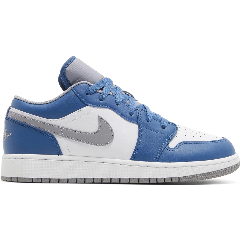 Air Jordan 1 Low 'True Blue Cement' (GS)