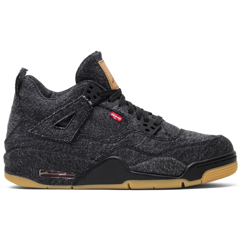 Air Jordan 4 x Levi's 'Black Denim' (GS)