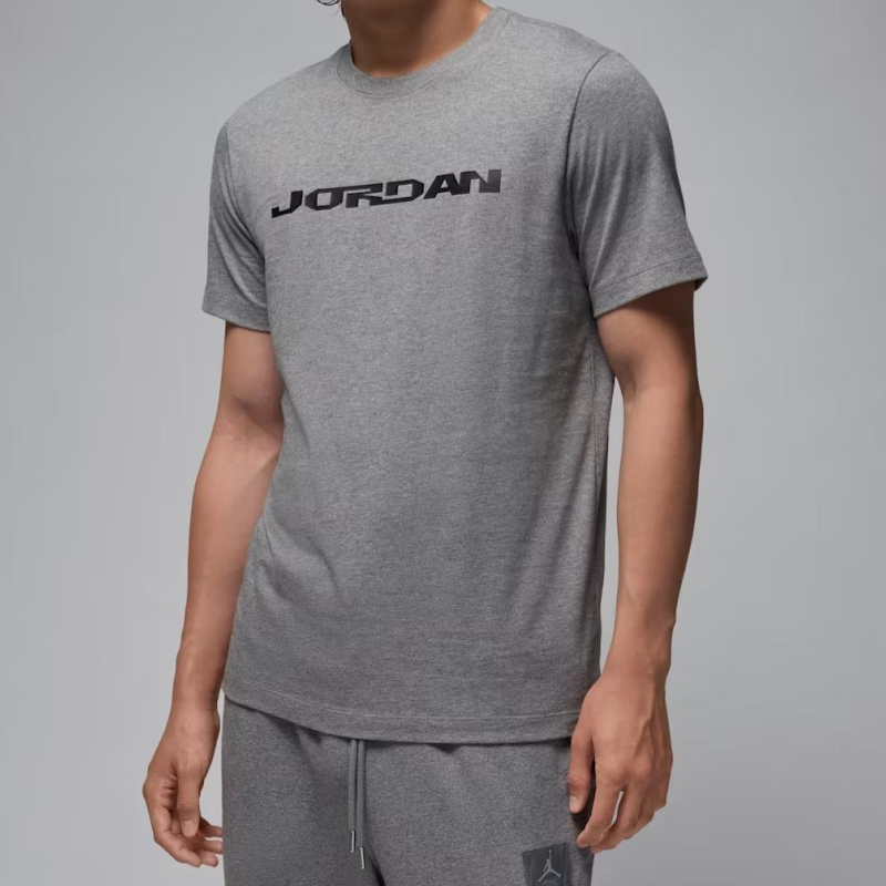Air Jordan MVP Script Tee 'Grey Heather' – Statement Streetwear