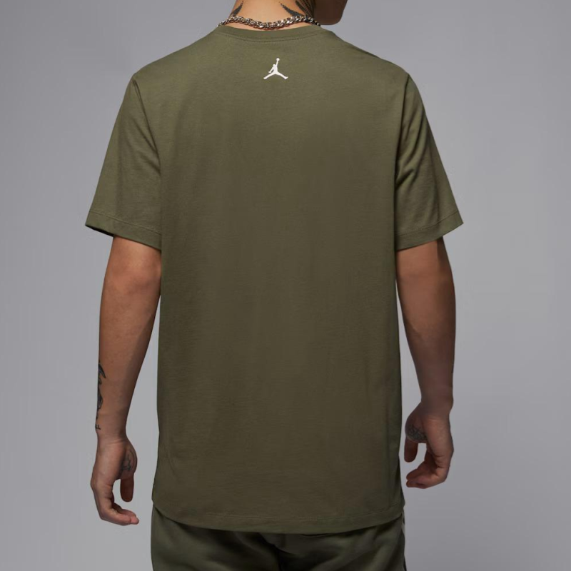 Air Jordan MVP Script Tee 'Olive'