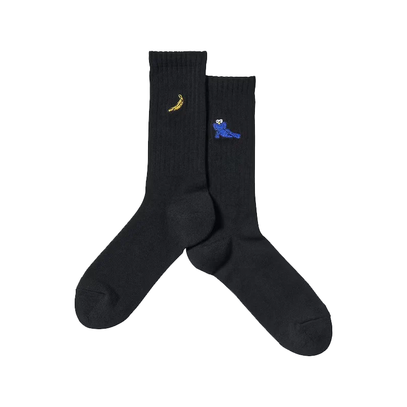 KAWS x Uniqlo Warhol Socks 'Black #1'