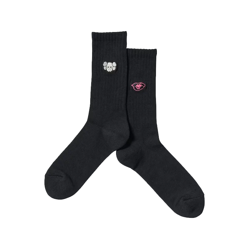 KAWS x Uniqlo Warhol Socks 'Black #2'