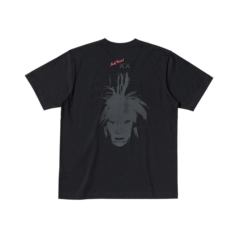 KAWS x Uniqlo Warhol UT Graphic T-Shirt 'Black/Grey'