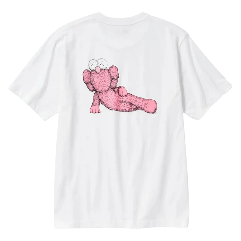 KAWS x Uniqlo UT Graphic T-Shirt 'White/Pink' (2023)