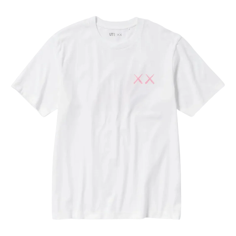 KAWS x Uniqlo UT Graphic T-Shirt 'White/Pink' (2023)