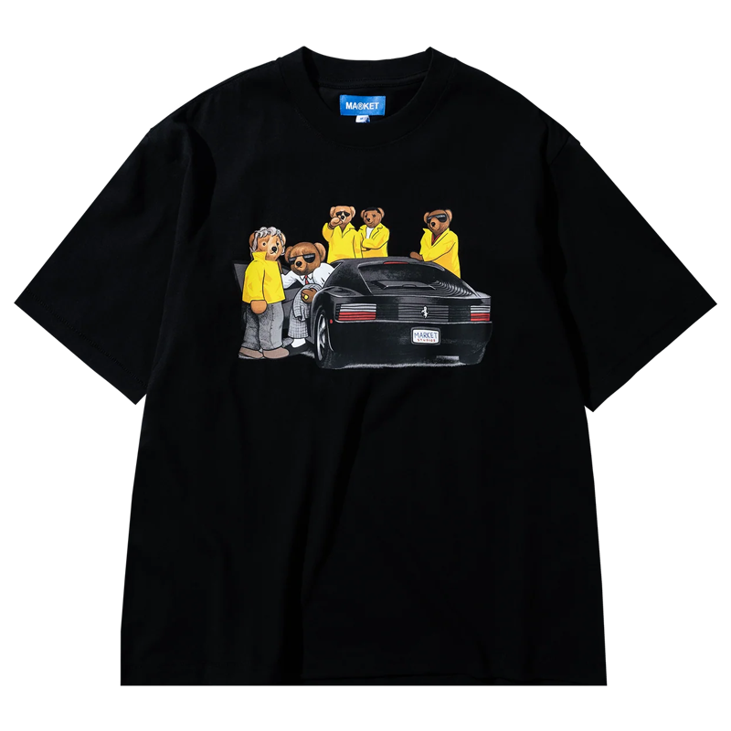 Market Studios High Security Bear Tee 'Black'