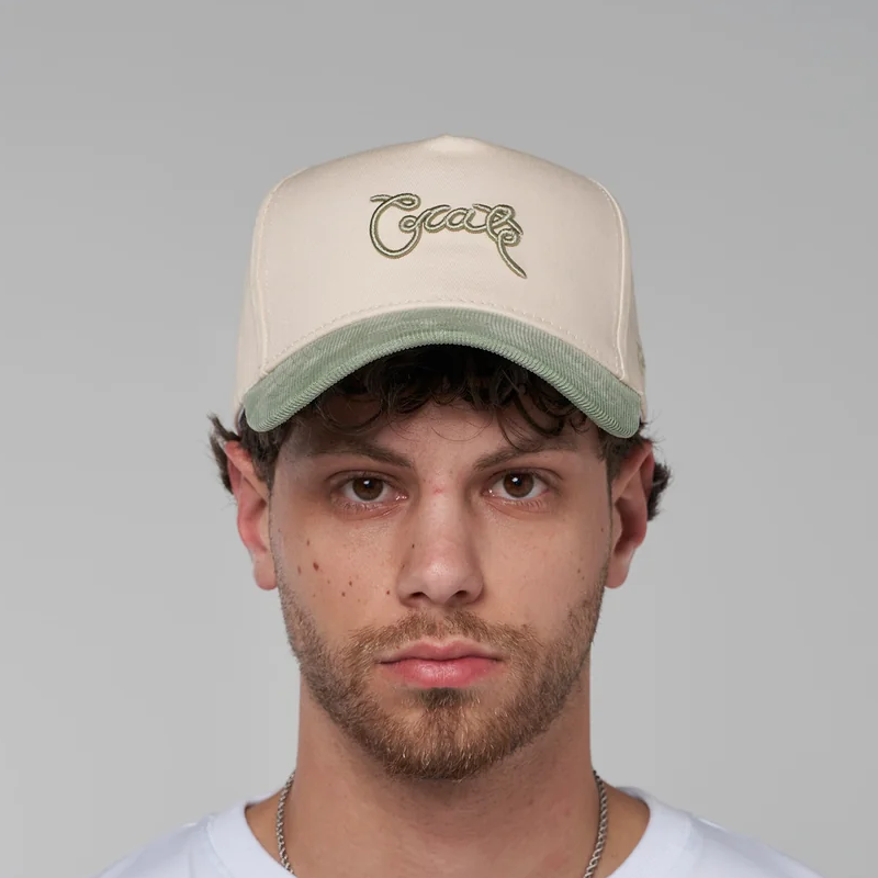 Crate Scripted 1/2 Cord Snapback 'Matcha'