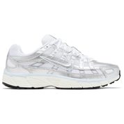 Nike P-6000 White/Silver (Women's)