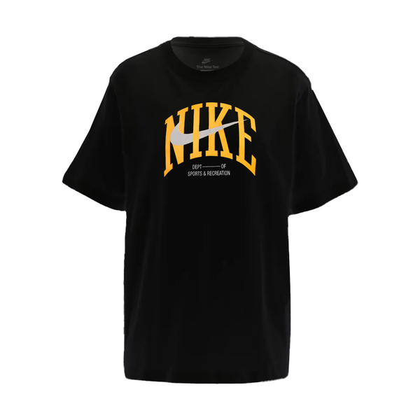 black and orange shirt nike