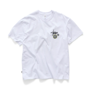 S/Double Track Dot Tee 'White/Green'