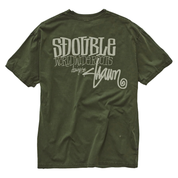S/Double World Wide Roots Tee 'Washed Forest'